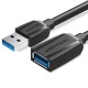 CABLE ALARGADOR USB 3.0 USB M-M 2 M NEGRO VENTION